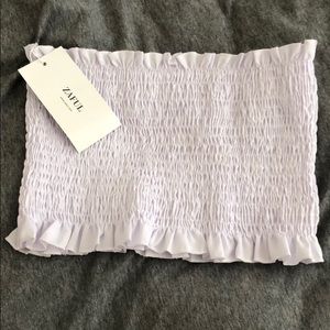 Zaful light purple tube top with tags